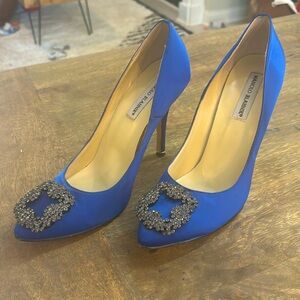 Blue Sex and the City Manolo Blahnik’s Size 8.5 Women